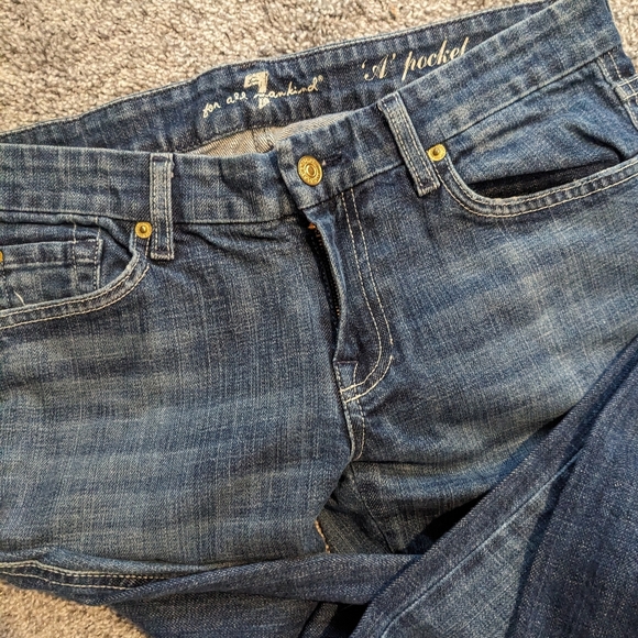 7FAM a pocket jeans size 30 - Picture 2 of 5